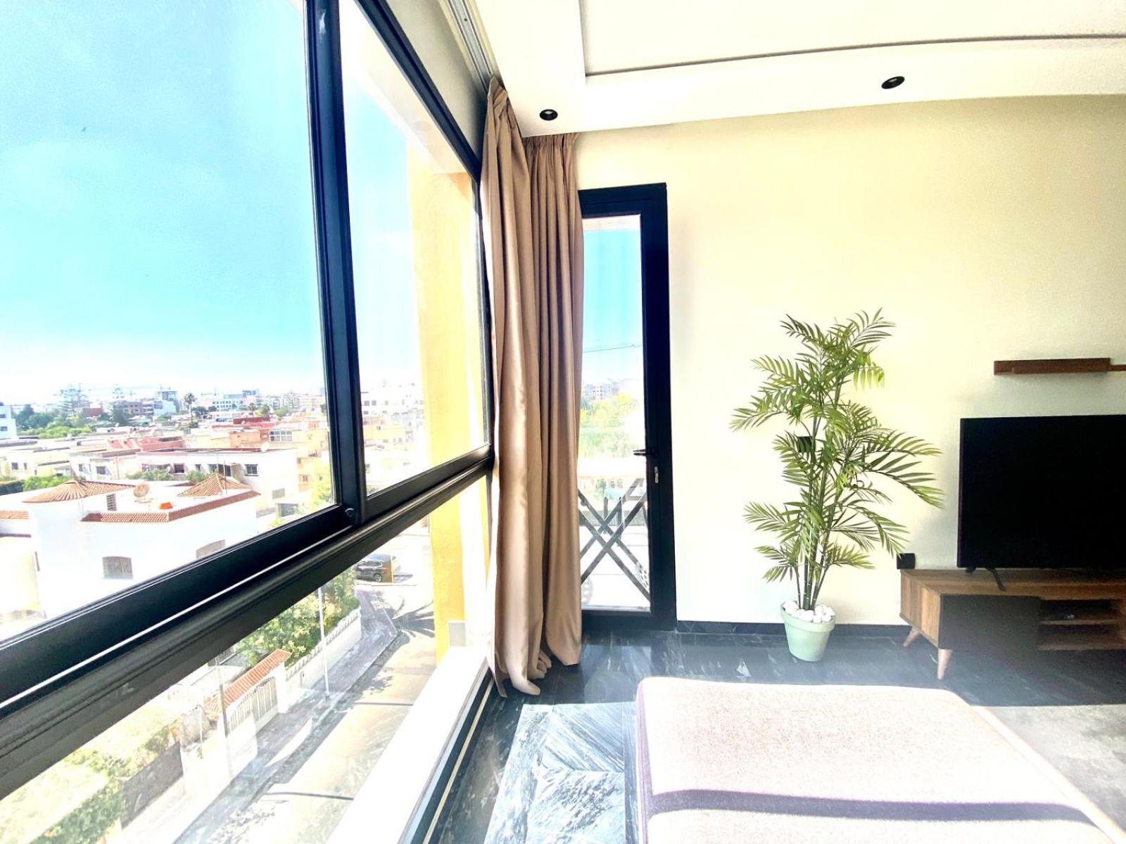 New Modern 1 Bedroom 1Min Fr Tramway Casablanca Bagian luar foto