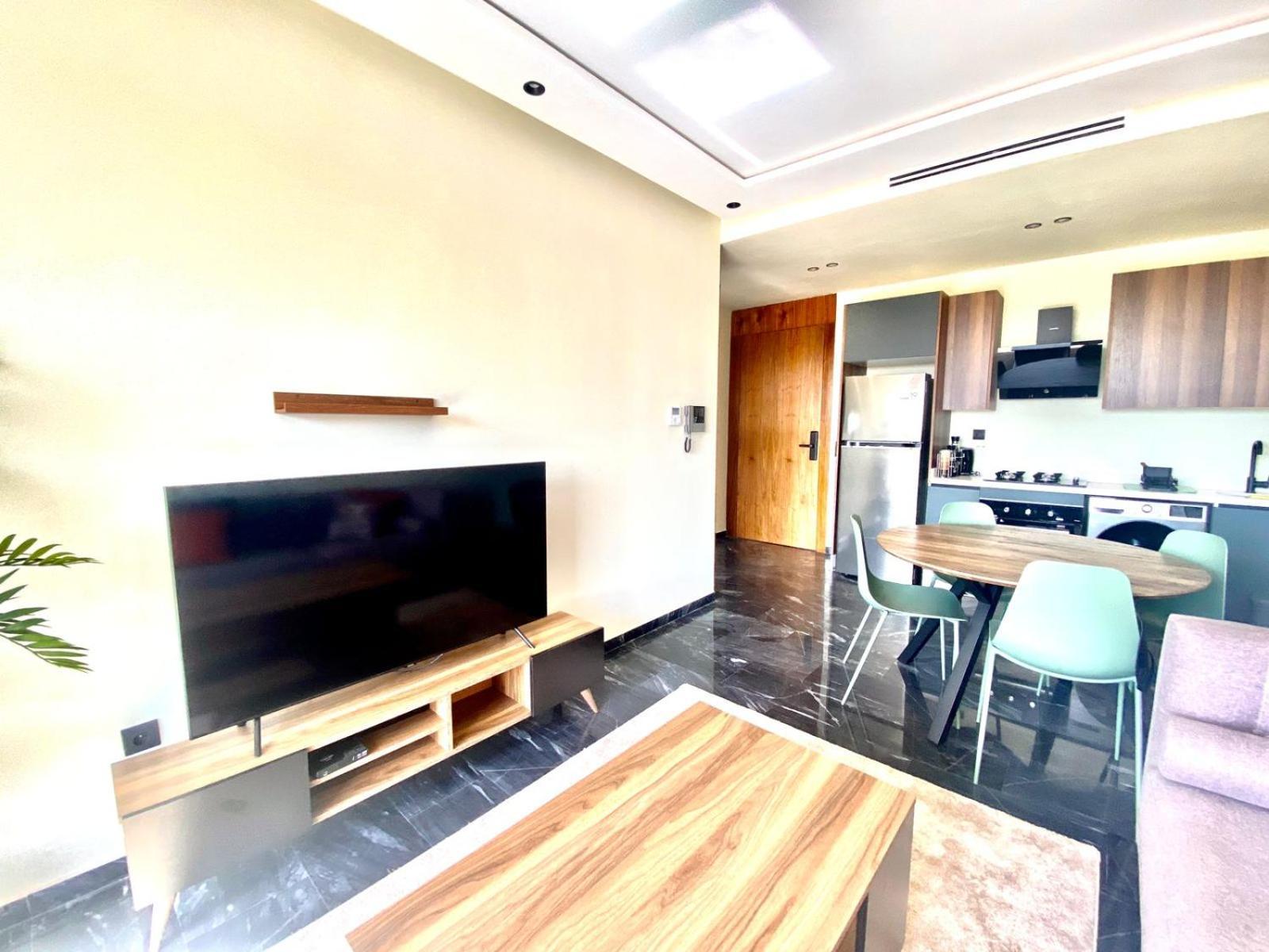 New Modern 1 Bedroom 1Min Fr Tramway Casablanca Bagian luar foto